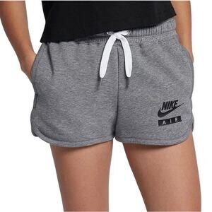 Nike Air Gray Sweat Shorts Elastic Waist Women’s Size Small